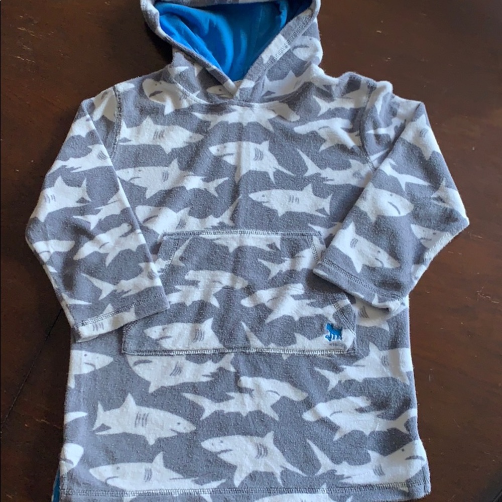 Mini Boden Towelling hoodie Size 5-6